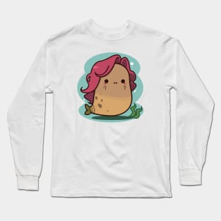 Cute Mermaid Potato Long Sleeve T-Shirt